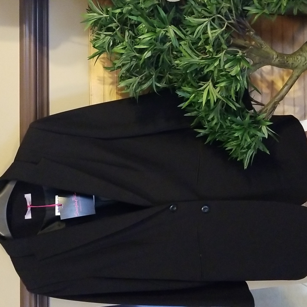 Black Trench Blazer